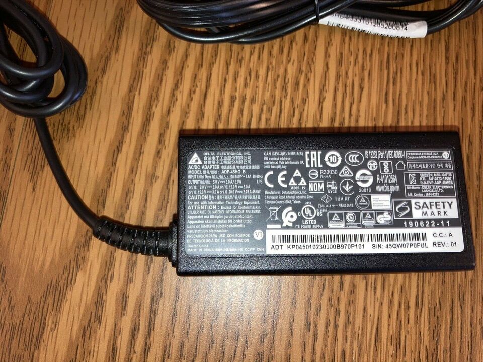 *Brand NEW* Original DELTA 20V 2.25A AC ADAPTER ADP-45HG B USB C Power Supply
